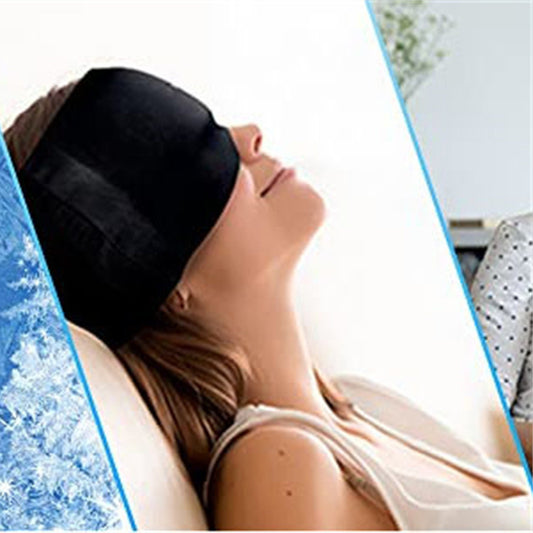 Hot & Cold Gel Eye Mask – Ice Headache Relief Compress for Migraine & Tension Relief