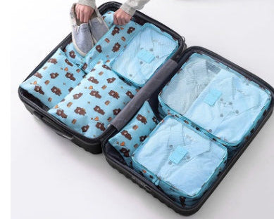 Travel Packing Cubes Set – Waterproof Nylon Organizer Bag for Trips