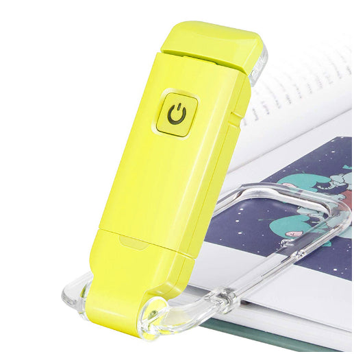 Portable Book Reading Light LED Clip – Rechargeable Eye Care Lamp for Bedside Reading