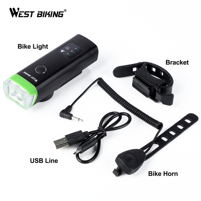 Intelligent Bicycle Headlight Light – Smart Sensor LED Bike Front Light