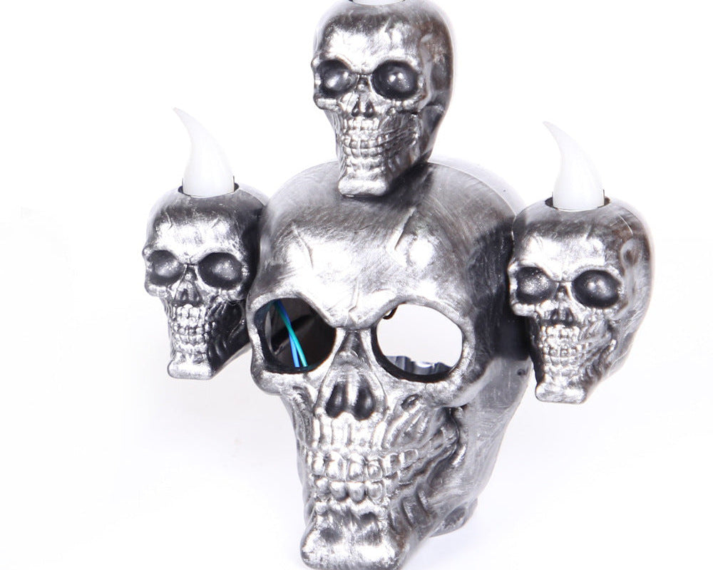 Halloween Skull LED Light Decoration – Spooky Glow Ornaments for Home & Party Decor