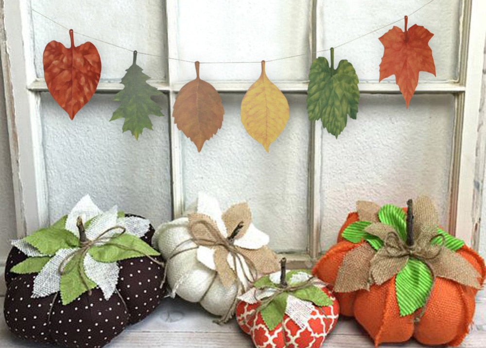 Rustic Autumn Maple Leaf Garland