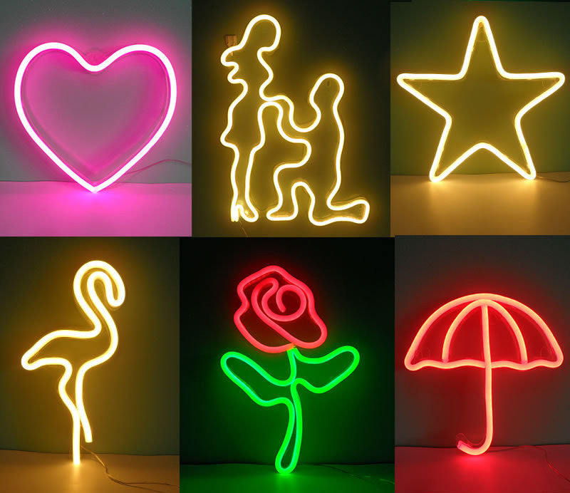 LED Neon Open Sign Wall Light – Hanging Aesthetic Decor