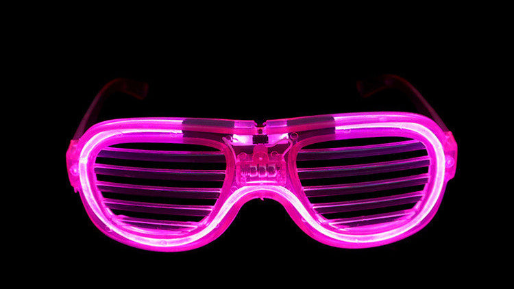 LED Glow Glasses Shutter Shades – Light Up Party Accessories for Kids & Adults