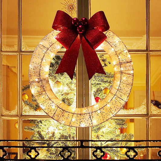 50cm Luminous Christmas Garland – Celebrate in Style
