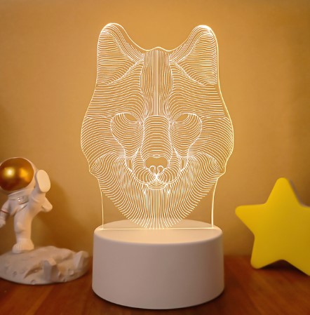 Color Changing 3D LED Lamp – Remote Night Light for Room Setup
