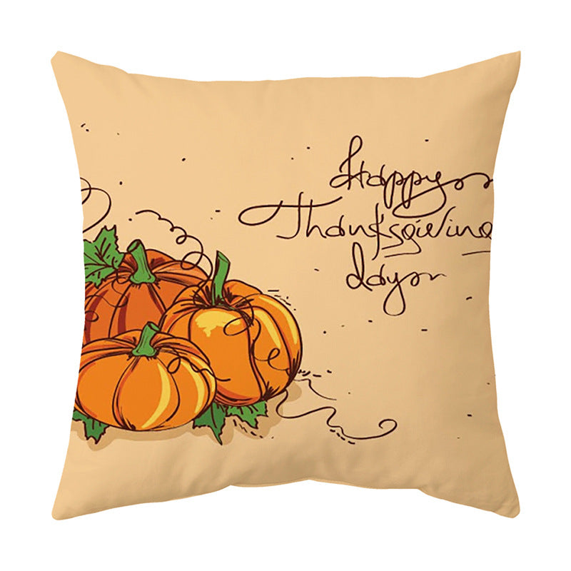 Cozy Thanksgiving Sofa Cushion Cover