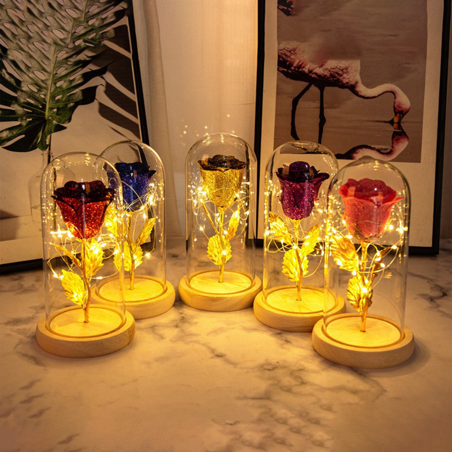 Eternal Rose LED Light Gift – Romantic Glass Rose for Girlfriend & Valentine’s Day