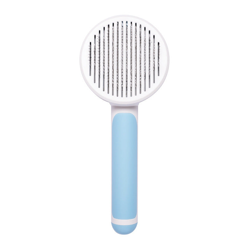 Pet Grooming Comb – Steel Wire Hair Removal Brush for Cats & Dogs