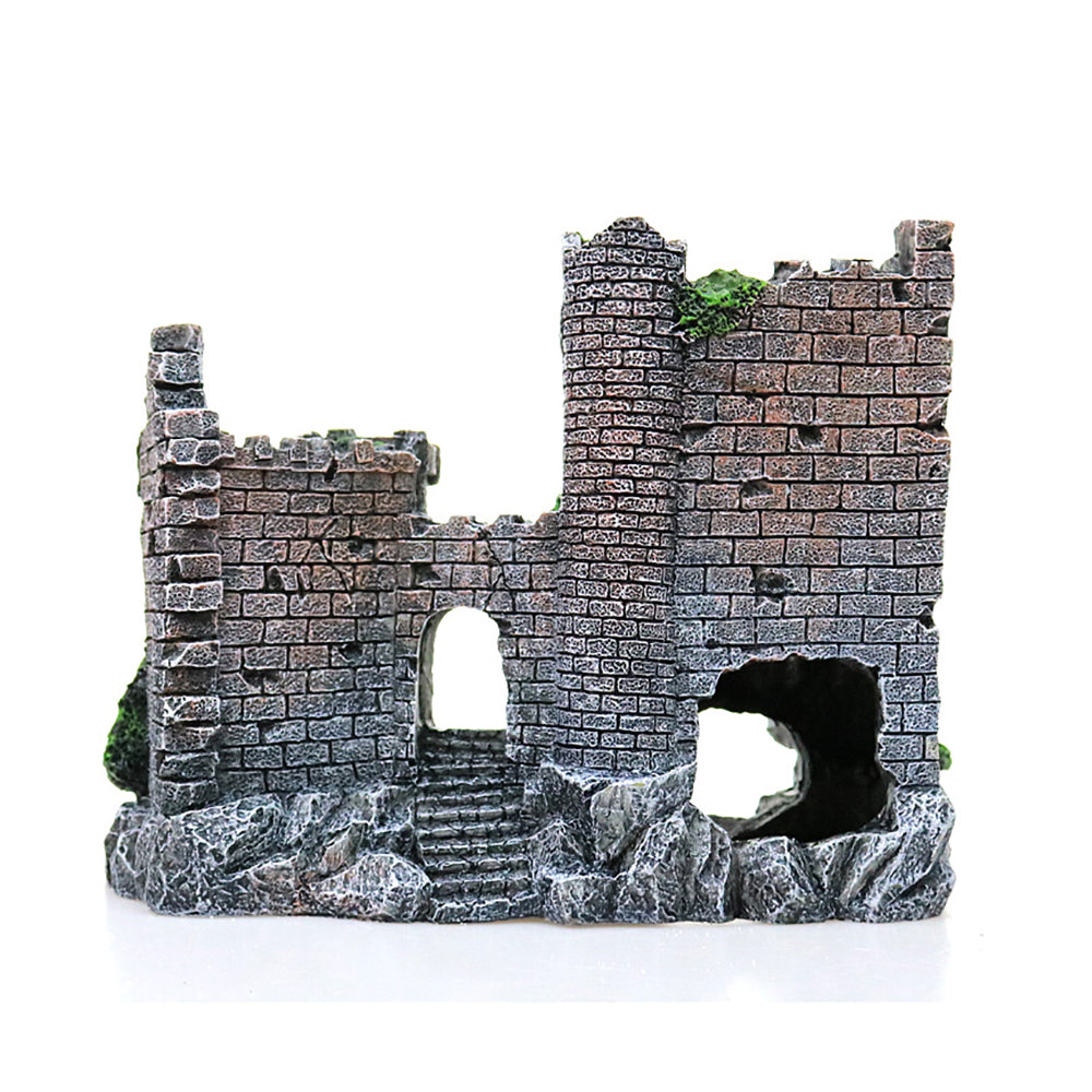Aquarium Castle Decoration – Resin Fish Tank Ornament