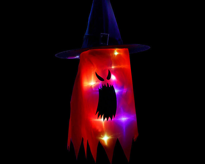 Halloween Ghost String Lights Lantern Decoration – Spooky Cloth Art LED