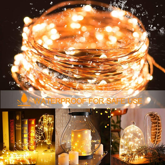 Flexible LED String Lights – Fairy Lights for Wedding, Party & Cozy Room Lighting