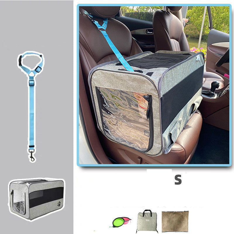 Pet Travel Carrier – Secure, Portable, Foldable Bag for Cats & Dogs