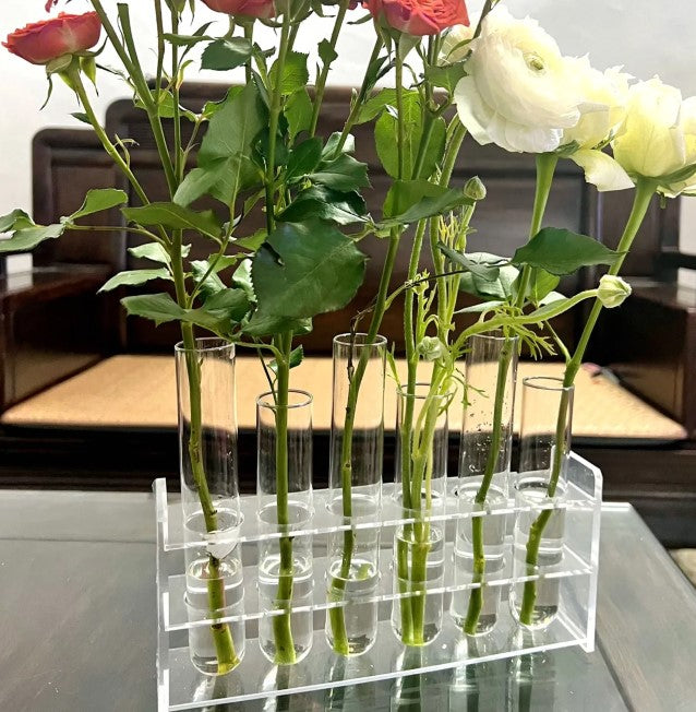 Hydroponic Glass Vase Test Tube Planter – Modern Plant Holder for Home, Wedding & Desk Decor