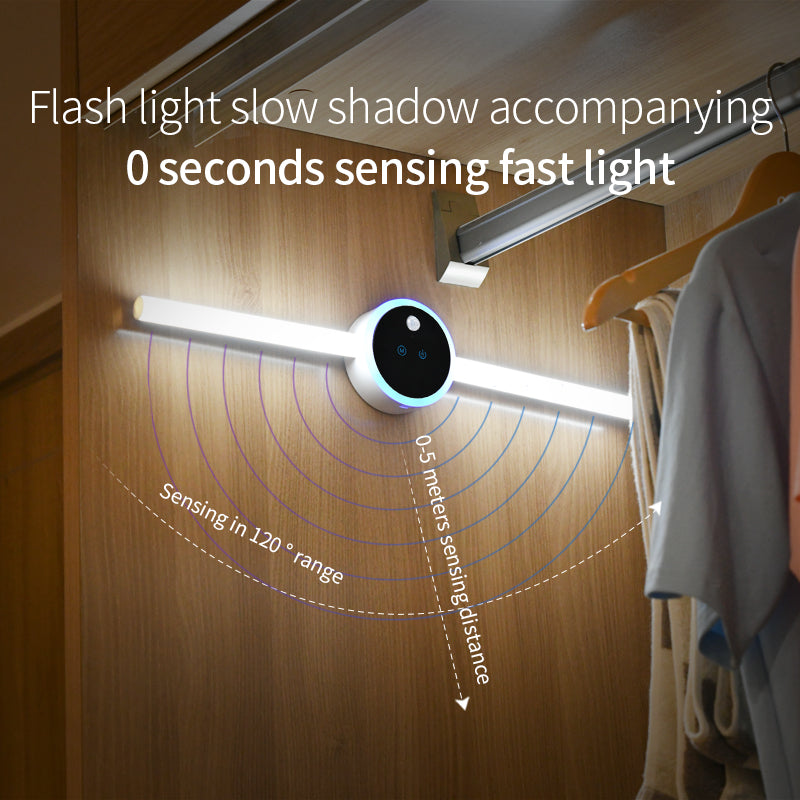 Motion-Activated Wardrobe Light – Smart LED Cabinet Light with Timer