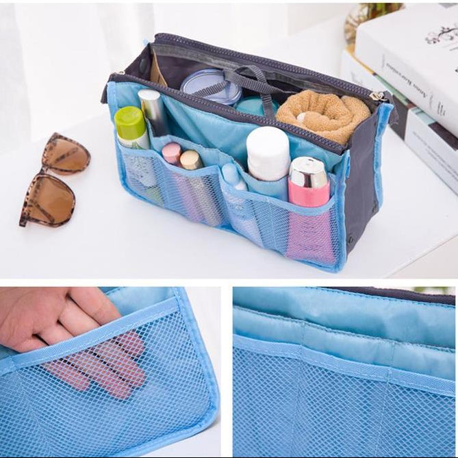 Travel Cosmetic Organizer Bag – Portable Makeup Storage Case for Beauty & Toiletries