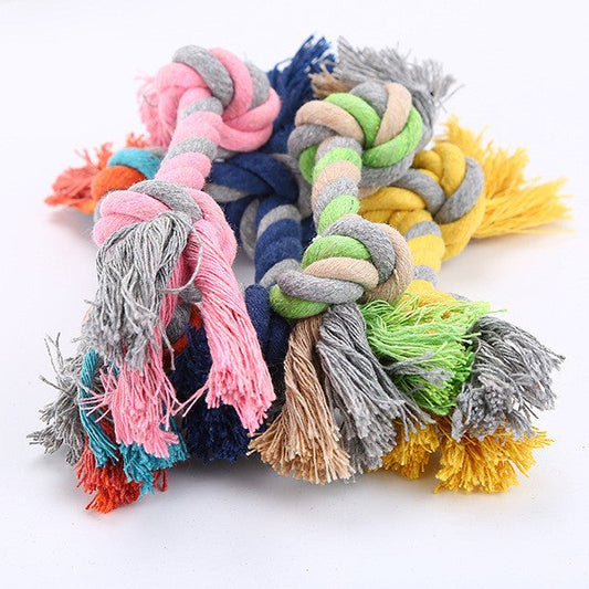 Interactive Tug Rope Dog Toy – Durable Chew Toy | Teeth Cleaning Cotton Rope Pet Toy
