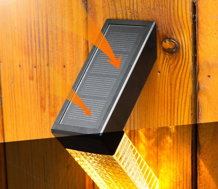 Solar Step Lights Outdoor – Waterproof LED Stair Lights for Deck, Fence & Garden