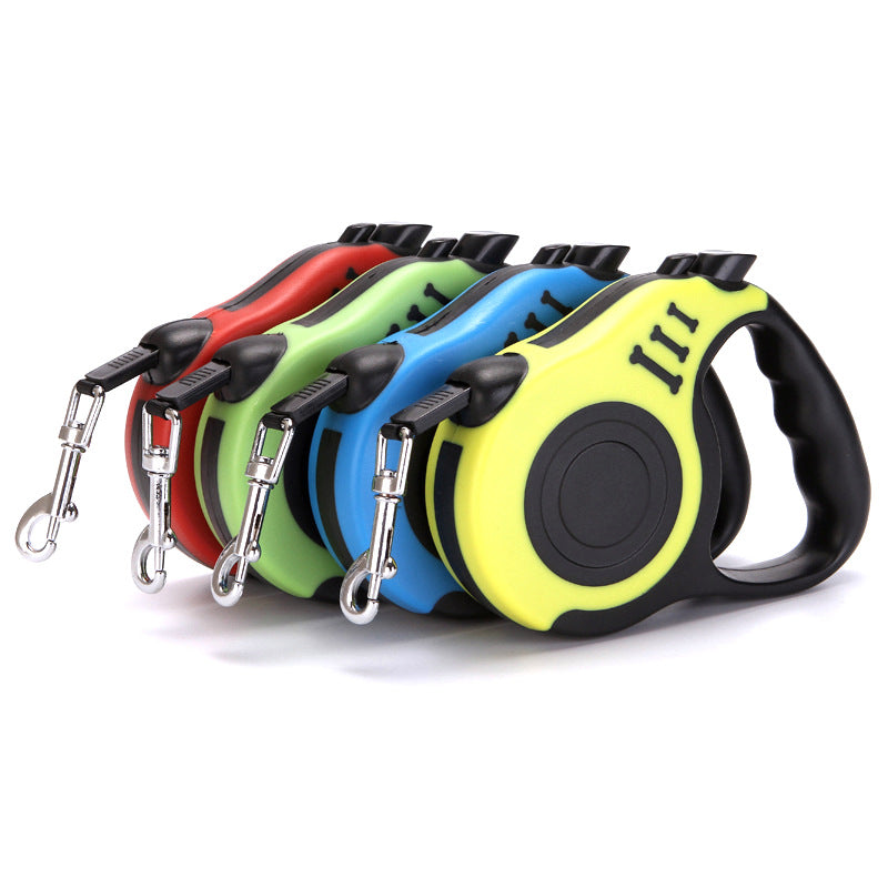 Strong & Durable Automatic Dog Leash – Telescopic Traction Rope