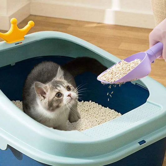 Pet Litter Scoop Tool – Easy Clean Cat Poop Scooper with Holder