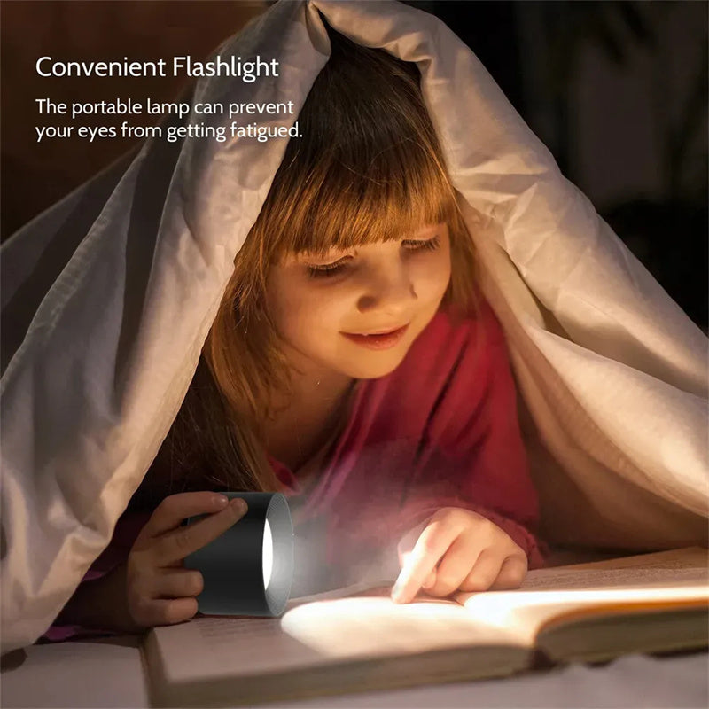 Smart Magnetic LED Table Lamp Wireless Rechargeable 360° Adjustable Night Light with Remote