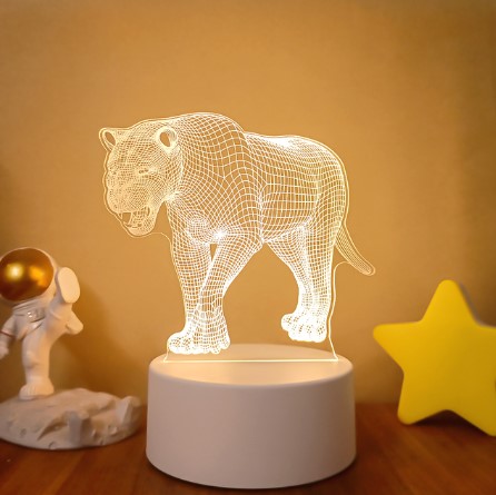 Color Changing 3D LED Lamp – Remote Night Light for Room Setup