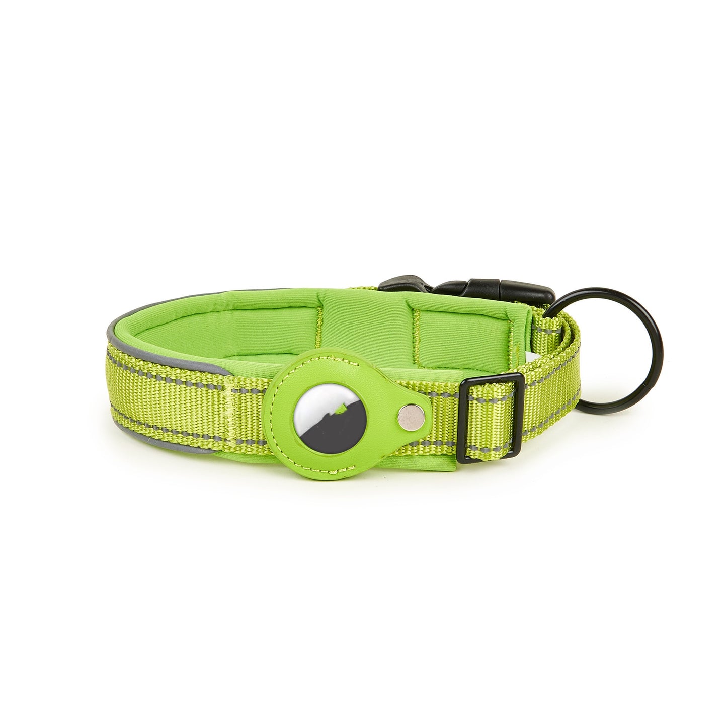 Pet AirTag Holder Collar Leather – Anti-Lost GPS Tracker for Dogs & Cats