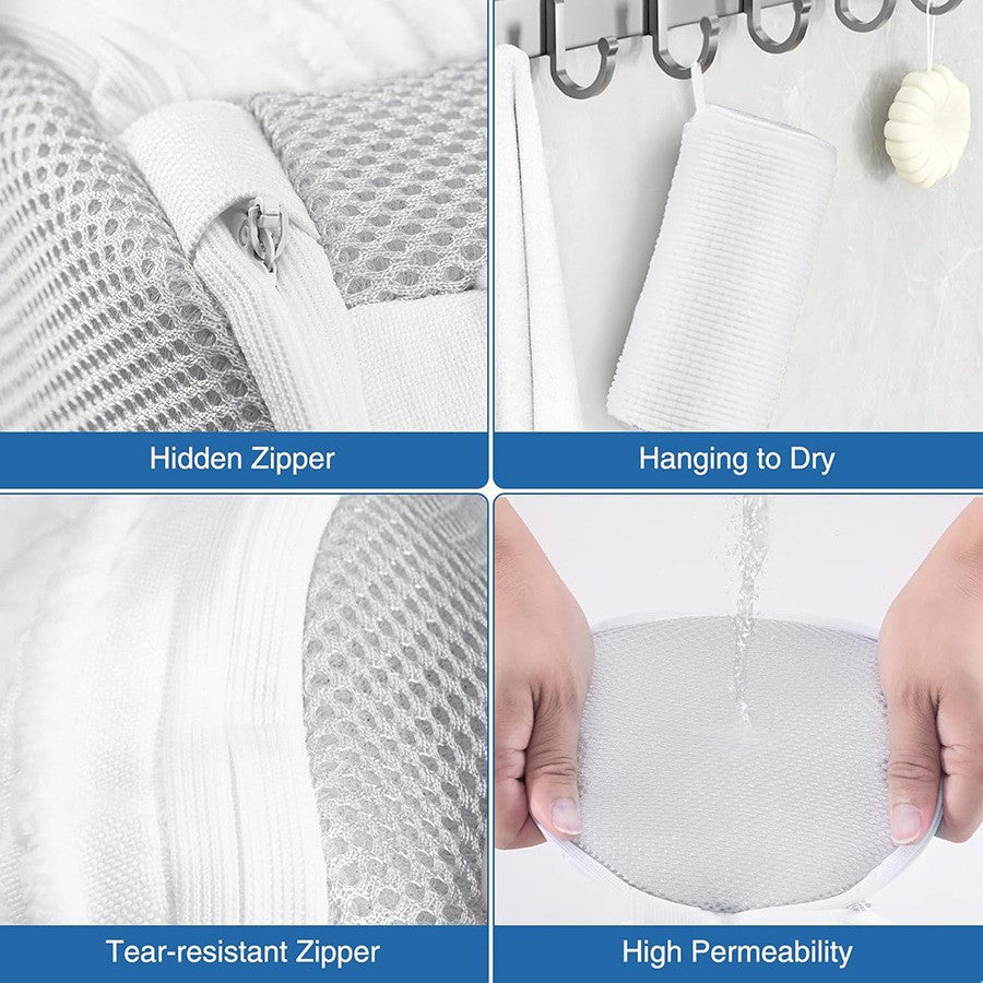 Shoe Cleaner Washing Bag – Laundry Mesh Bag Anti-Deformation Sneaker Protection Wash Bag