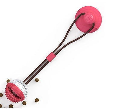 Interactive Suction Cup Pet Toy – Cat & Dog Tug of War Training Toy