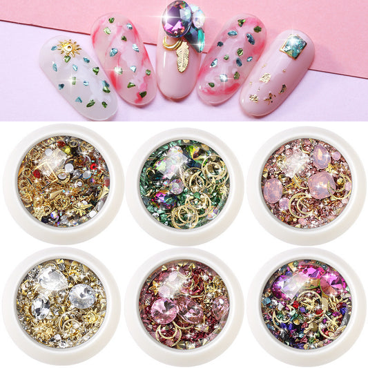 Sparkly Nail Diamonds Rivets – 3D Nail Art Jewelry for Acrylic & Gel Nails