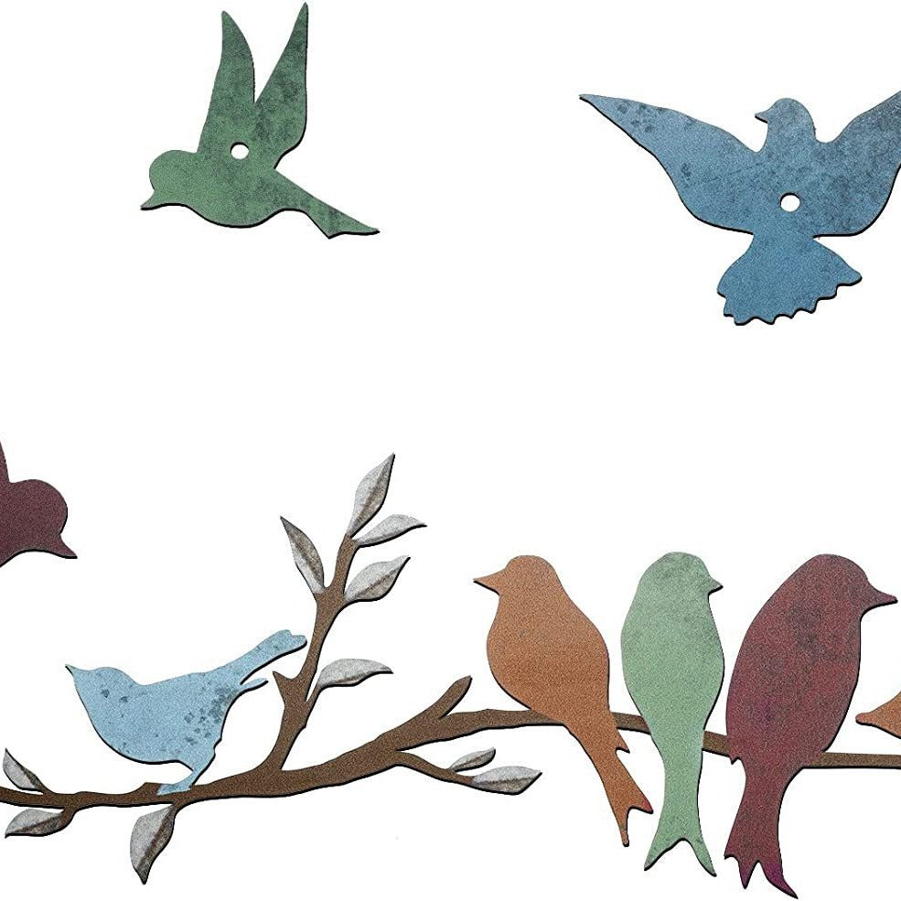 Bird Branch Wall Hanging – Trendy Wall Décor for Bedroom, Living Room, Office