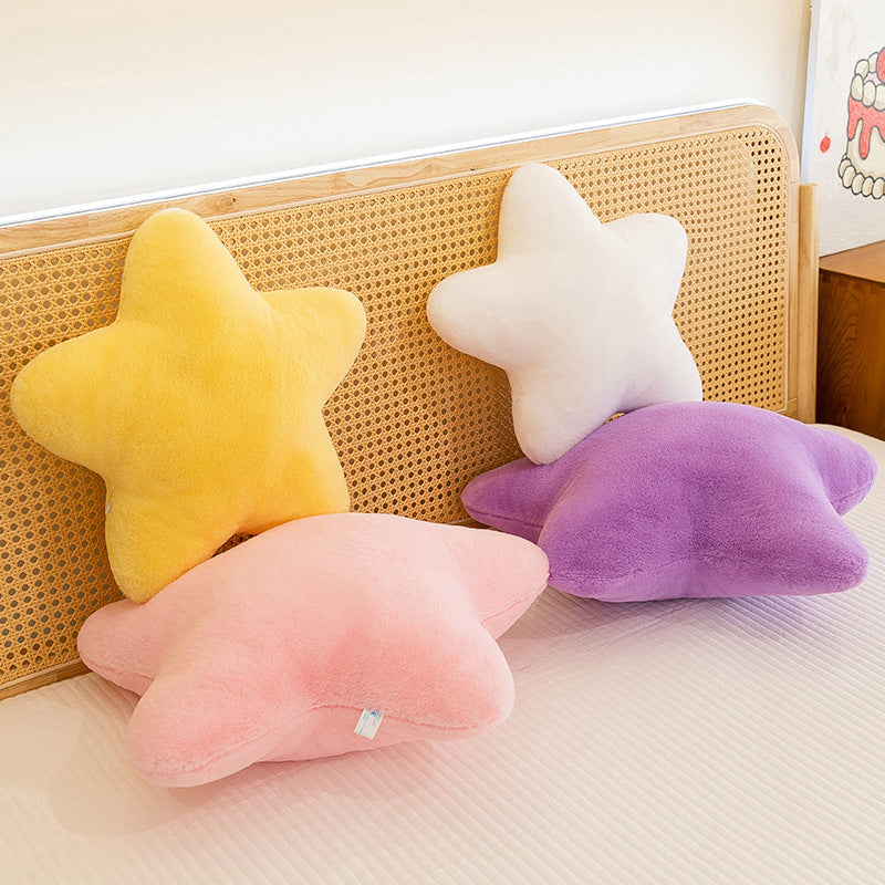 Aesthetic Star Plush Pillow – Cute Soft Cushion for Sofa, Bed & Cozy Room Styling