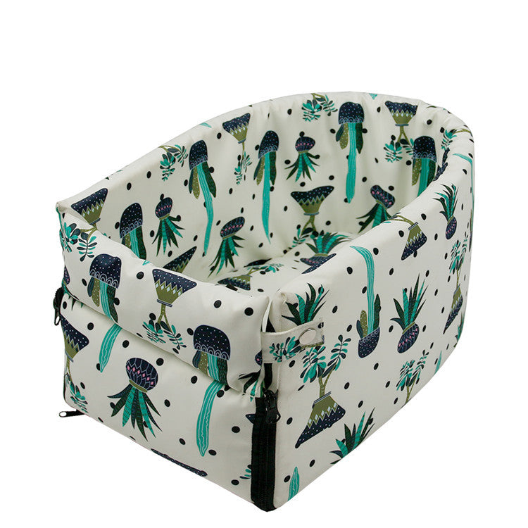 Pet Car Carrier Seat – Secure Dog Travel Seat for Small Dogs