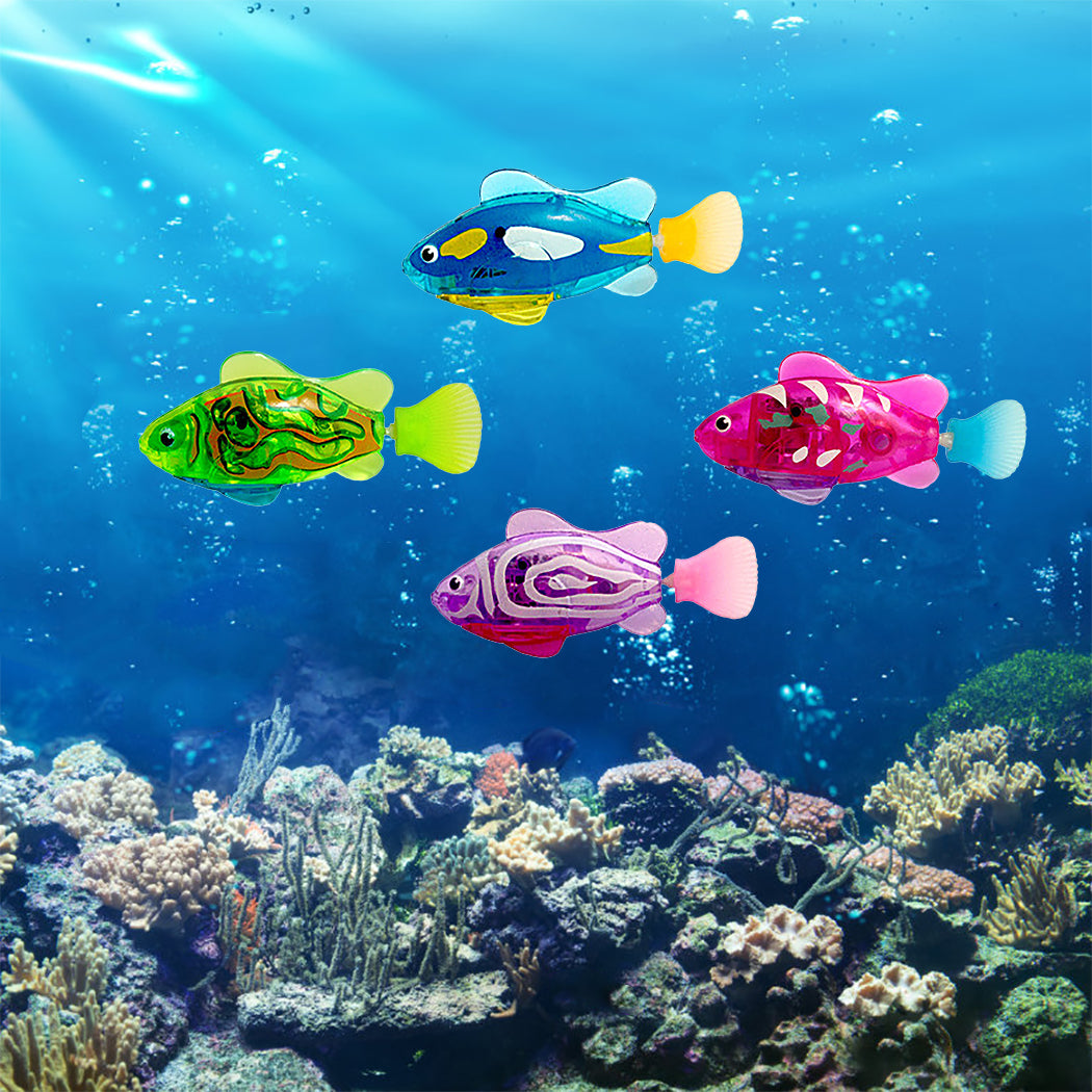 Electronic Cat Fish Toy – LED Light Interactive Play for Happy Cats