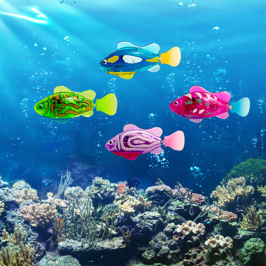 Electronic Cat Fish Toy – LED Light Interactive Play for Happy Cats