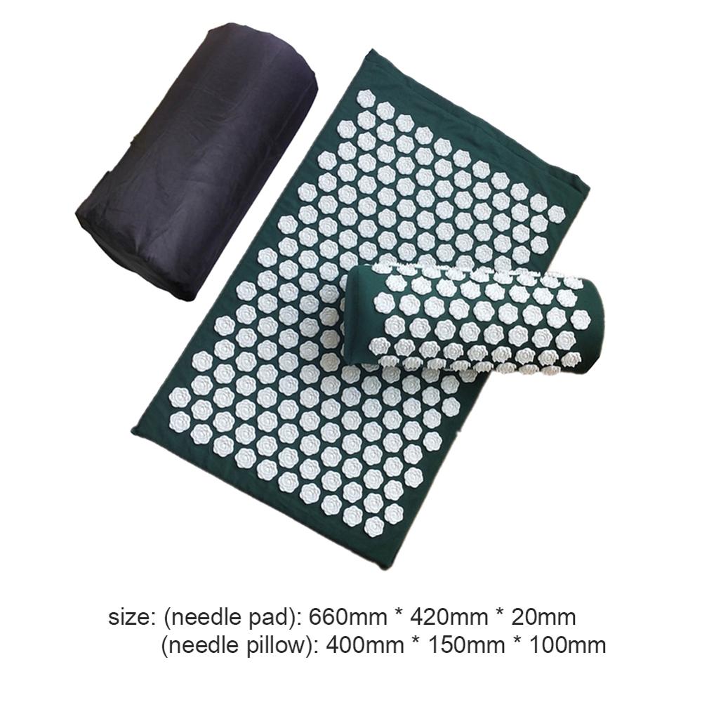 Acupressure Mat & Pillow Set – Pain Relief Massage Mat