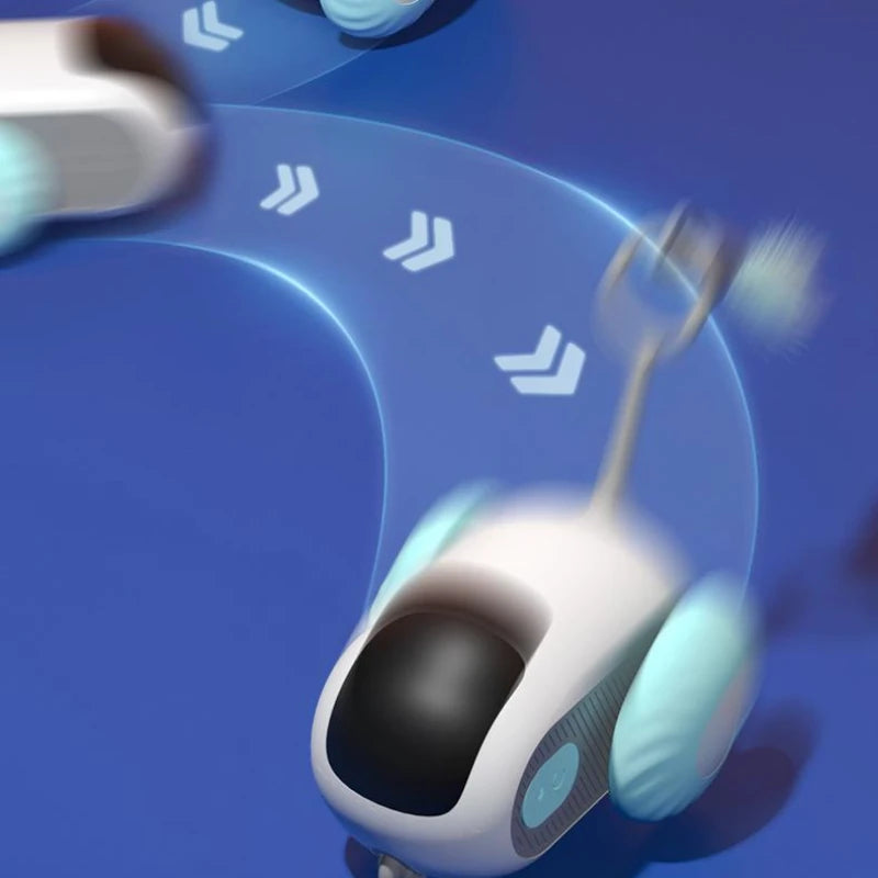 Interactive Cat Car Toy USB Rechargeable | Smart Remote Control Chasing Pet Toy