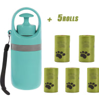 Portable Dog Pooper Scooper with Bag Dispenser – Lightweight