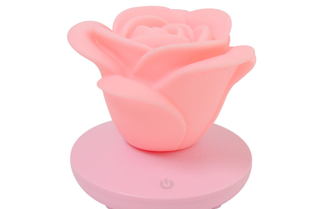 Touch Control Rose Night Light – Romantic LED Lamp for Bedroom