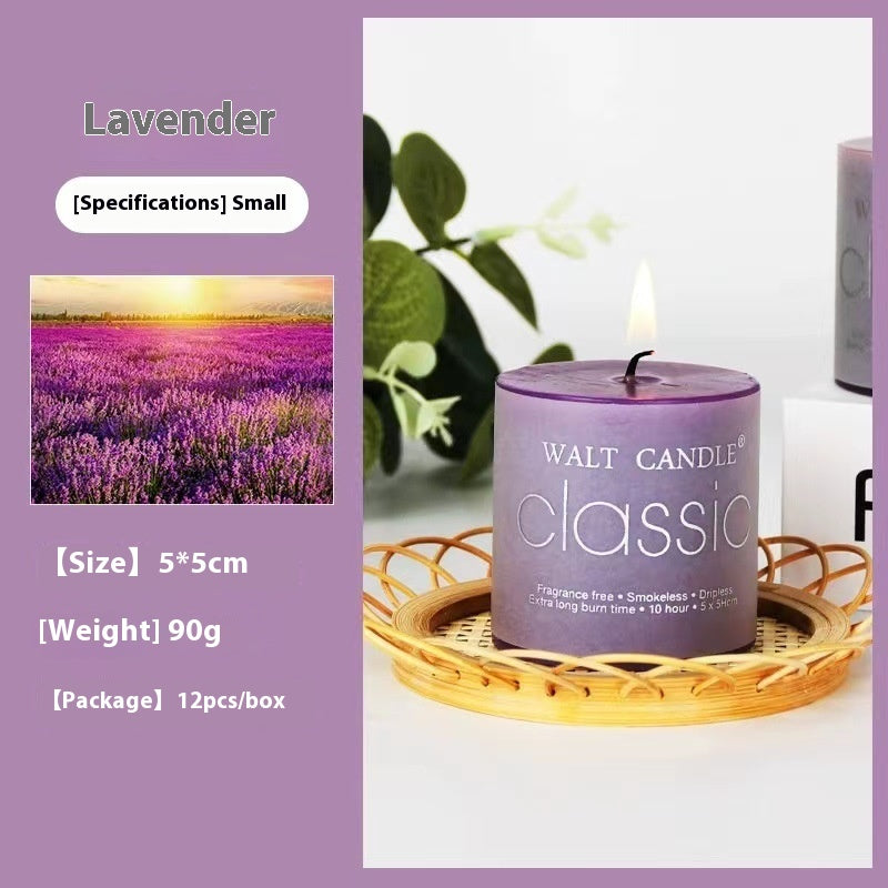 Relaxing Aromatherapy Candle – Cylindrical Color Candle for Home, Gifts & Stress Relief