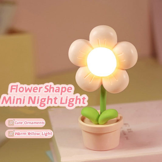 Mini Flower Night Lamp – Cozy Glow for Any Room