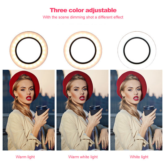 USB LED Ring Light – Portable Selfie Light for Makeup, Photography & Video Content