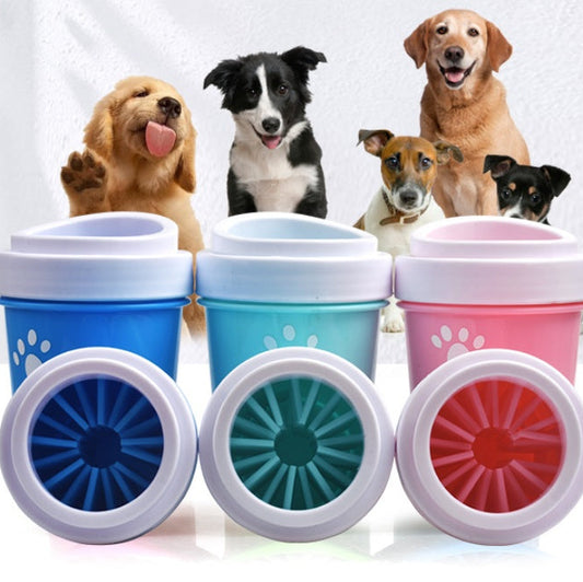 Silicone Pet Paw Washer – Dog Foot Cleaner Cup for Quick Mud & Dirt Removal