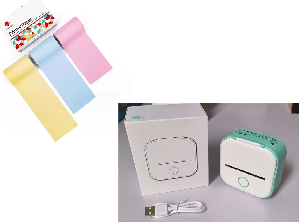 Mini Label & Photo Printer – Easy, Quick, Portable