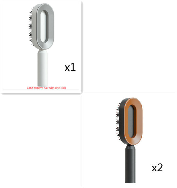 Self-Cleaning Hair Brush – Detangling & Smoothing with One-Click Hair Removal
