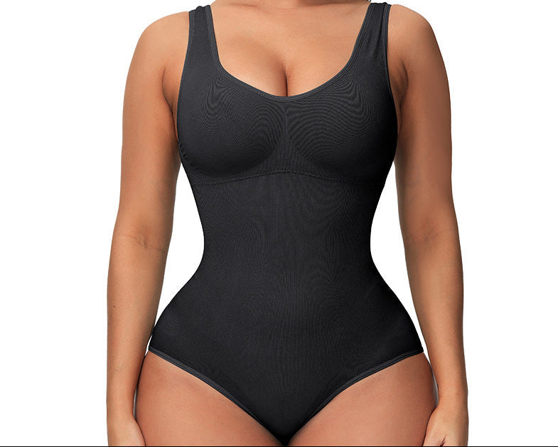 Women Seamless Corset Bodysuit – Slimming Tummy Control Waist Trainer Shapewear