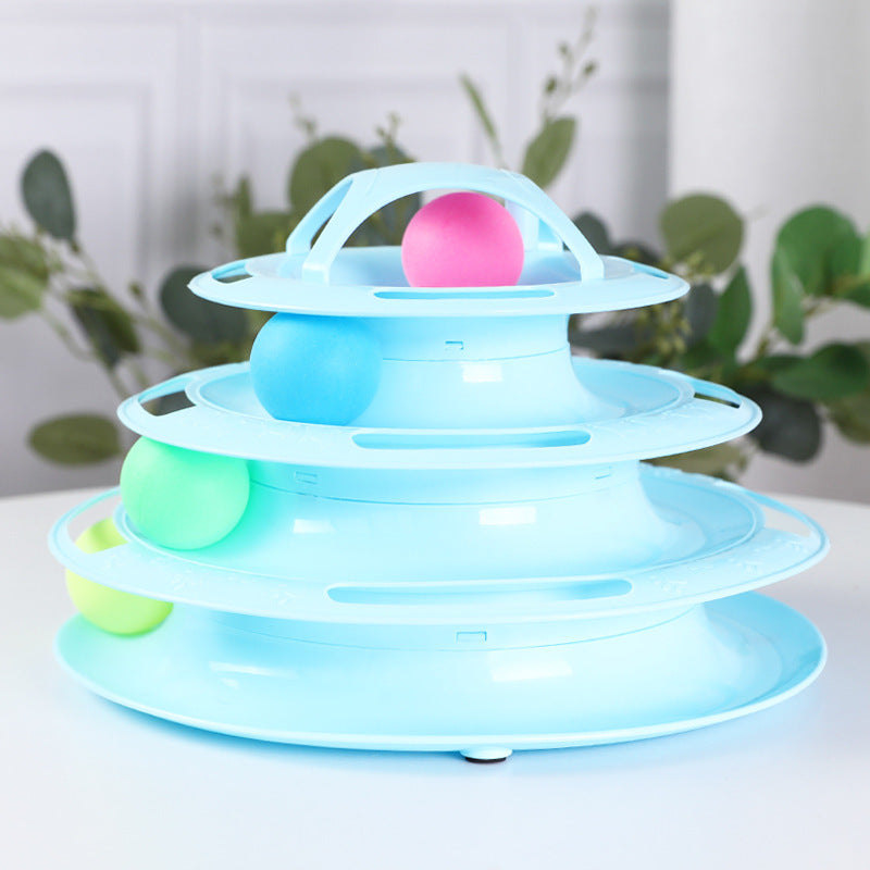 Cat Toy Ball Interactive Kitten Toy Anti Stress Fun Pet Play Toy