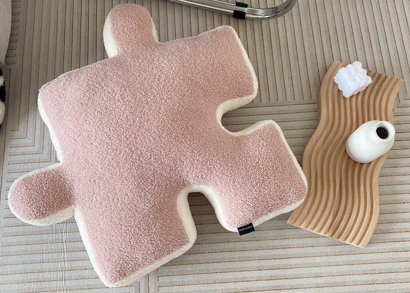 Stylish Puzzle Cushion – Unique Home Décor Throw Pillow