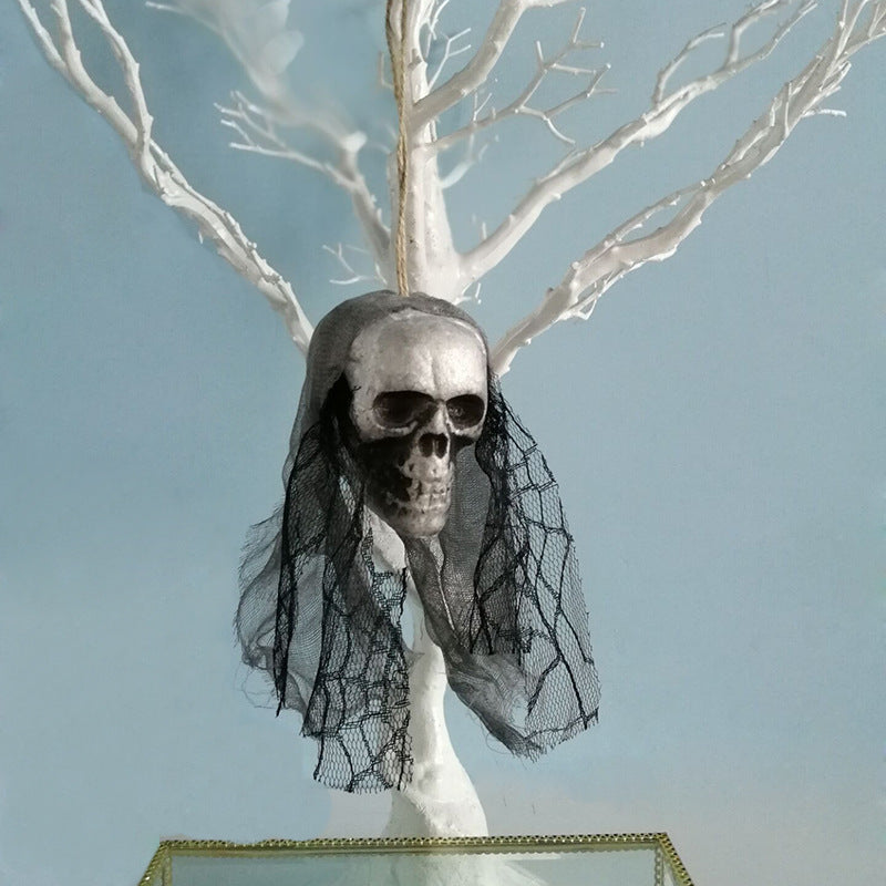 Halloween Skull Hanging Decor – Scary Horror Prop | Haunted House Party Decoration