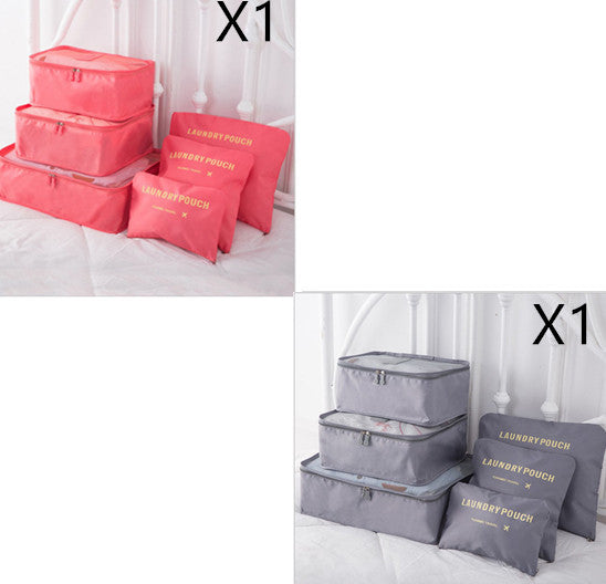 Travel Clothes Organizer Bags Set – 6PCS Packing Cubes for Luggage & Efficient Packing System